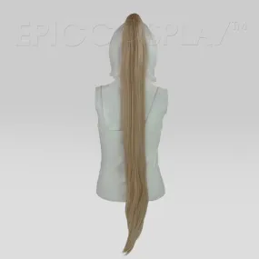 35" Strawberry Blonde Straight Ponytail Clipon