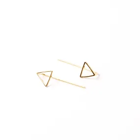 60 Degree Back-Drop Earrings (Gold & Silver)