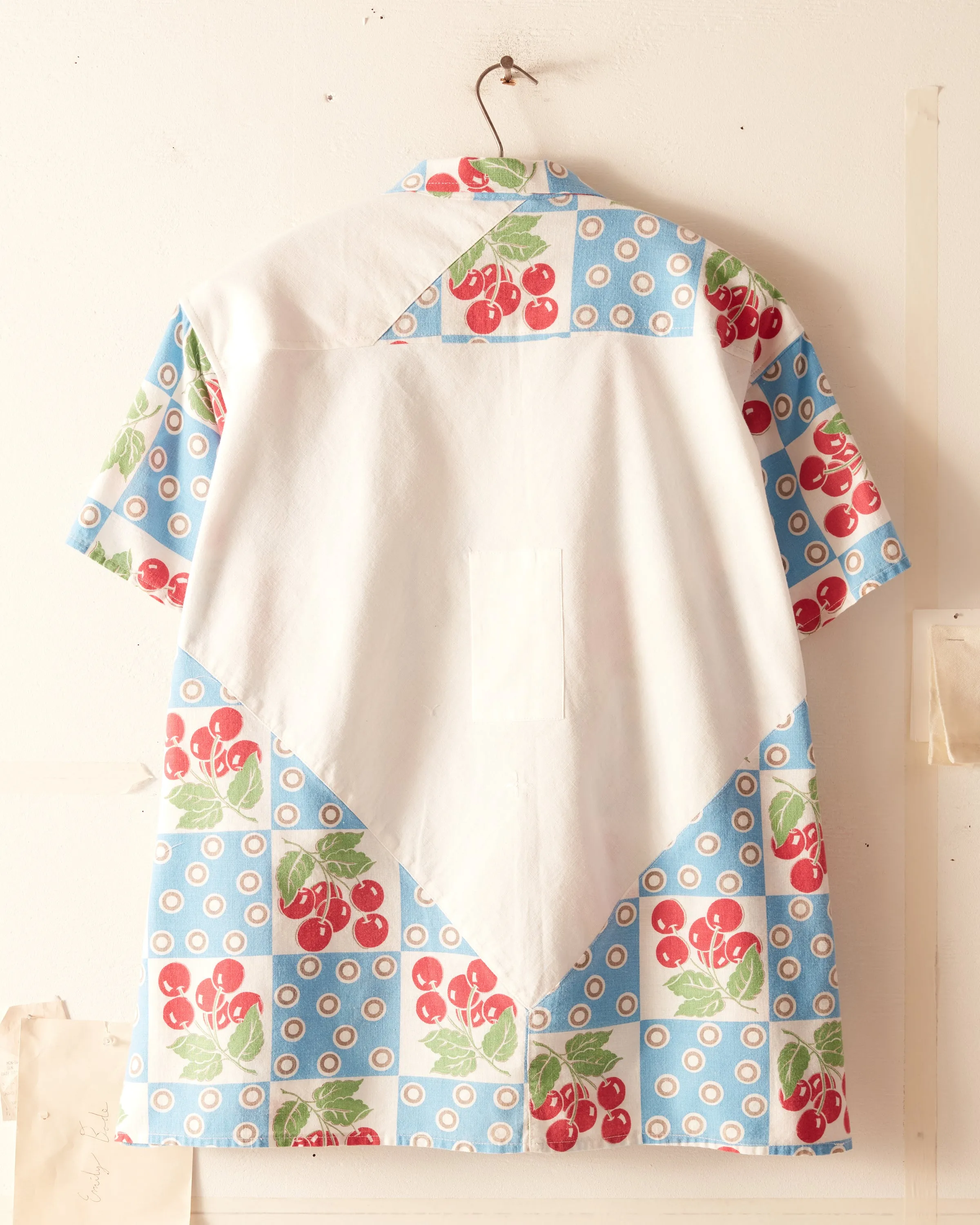 Cherry Tile Short Sleeve Shirt - M/L