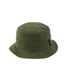 Gramicci Olive Green Twill Canvas Bucket Hat