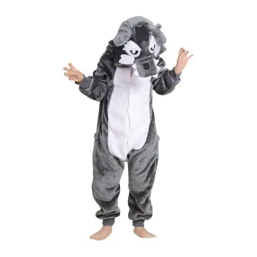 Grey Wolf Kids Onesie