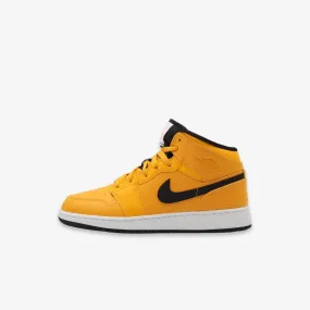 (GS) Air Jordan 1 Mid 'University Gold' (2019) 554725-700