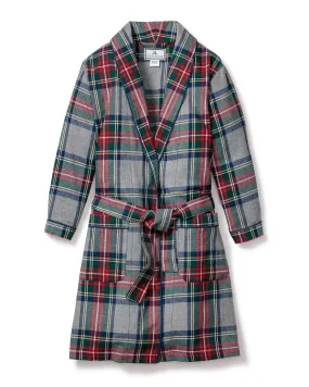 Kid's Brushed Cotton Robe in Westminster Tartan