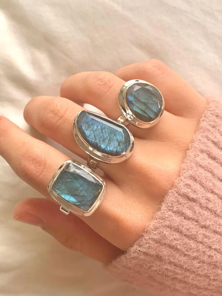 Labradorite Ansley Ring - Mixed (US 8)