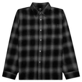 Pete Plaid Shirt - Charcoal