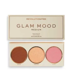 Revolution Pro - *Glam Mood* - Paleta para rostro - Medium